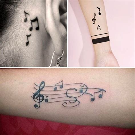 Significado de tatuajes con notas musicales: el。